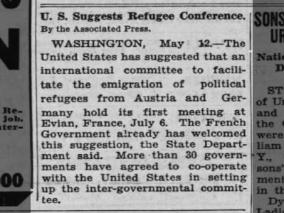 U.S. Suggests Refugee Conference