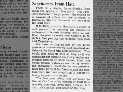 Sanctuaries From Hate